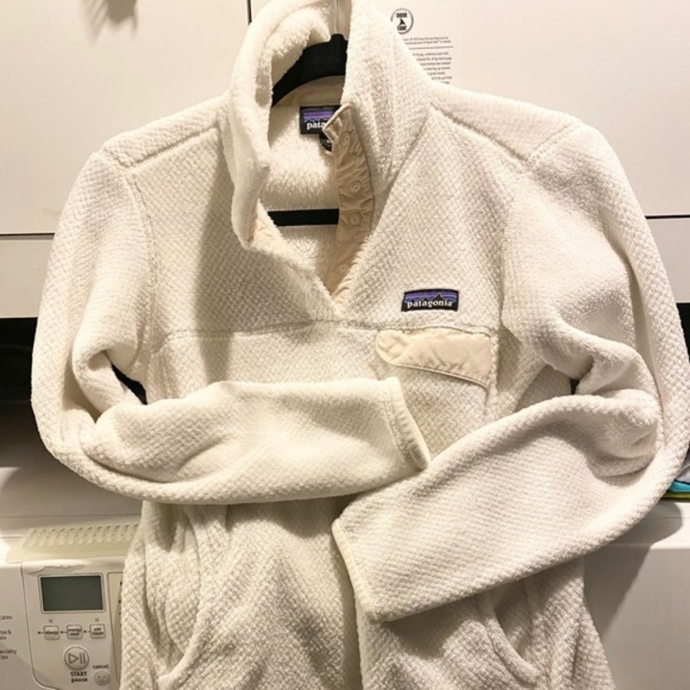 PATAGONIA ZIP UP SWEATSHIRT PULLOVER FLEECE RE-TOOL SNAP